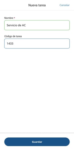 Create Customers, Tasks and Jobs in the ClockShark Mobile app (Español) 3