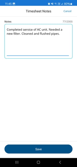 ClockShark Mobile_Home_Add Notes