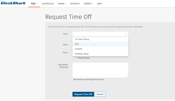 How to Request Time Off -3