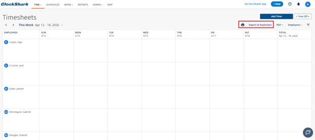 paylocity-timesheets
