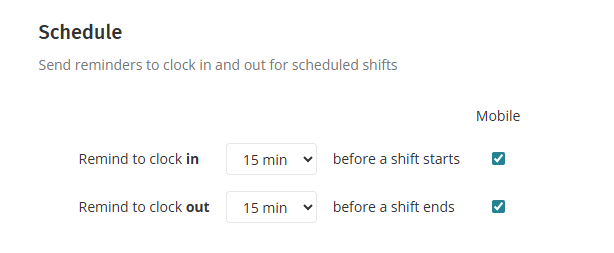 How to Use Clock In and Clock Out Reminders 2