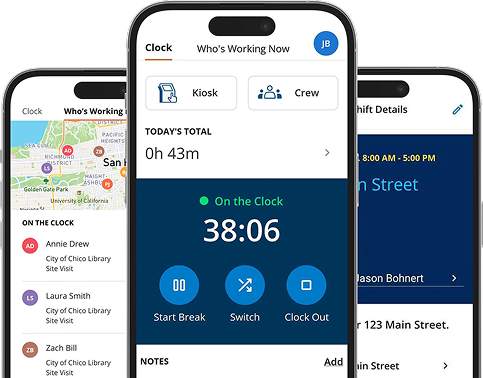 ClockShark Mobile Time Tracking App